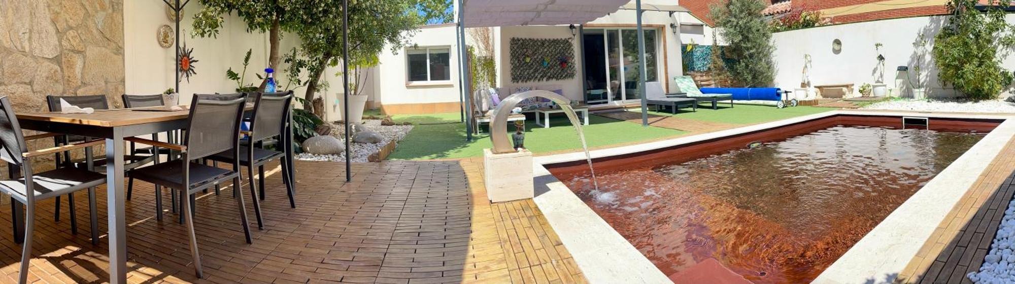 Villa Paradise, Urban Oasis By -Toprentalsbarcelona- Есплуґес-де-Льобреґат Екстер'єр фото